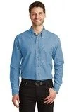Port Authority® Long Sleeve Denim Shirt